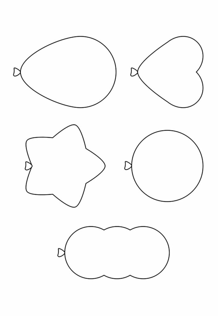 Molde de Balões