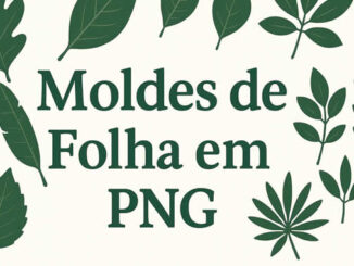 Moldes de Folha em PNG