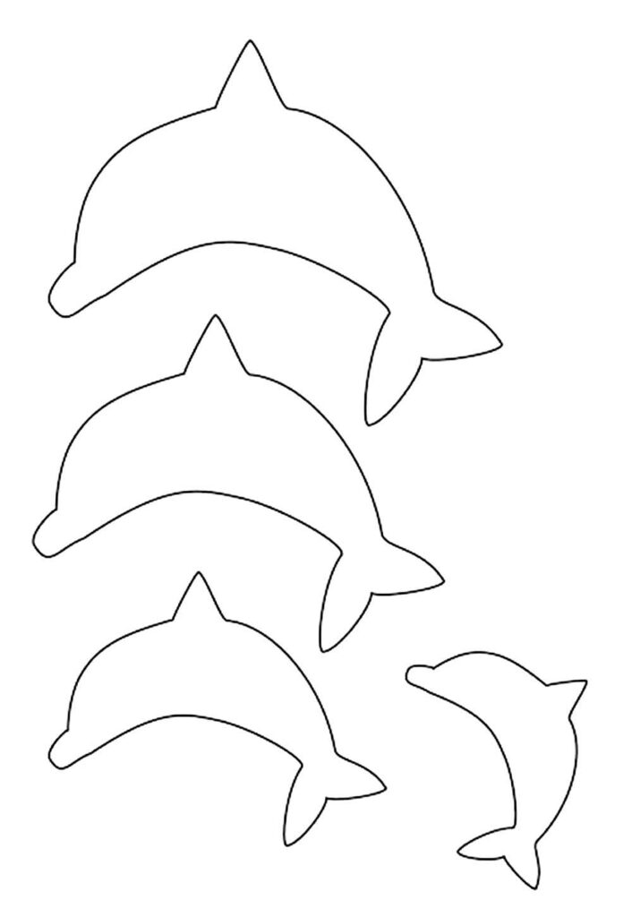 Molde de Golfinhos