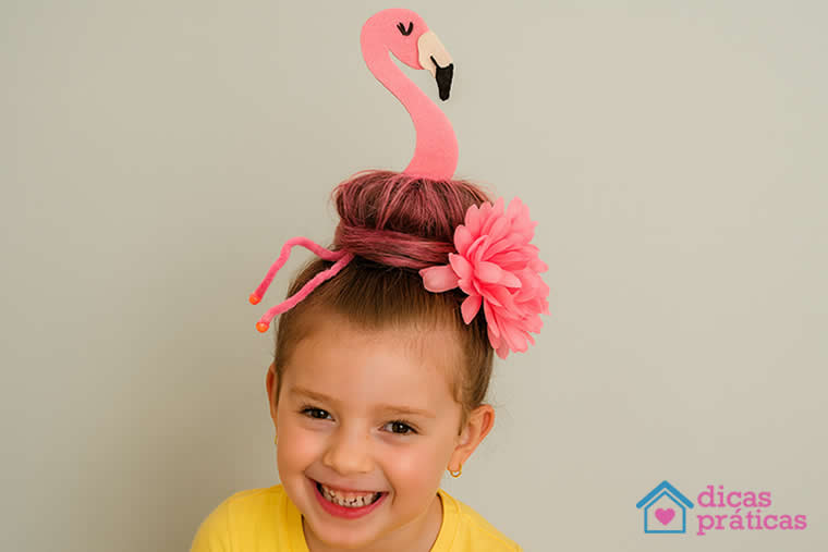 Cabelo Maluco com Flamingo
