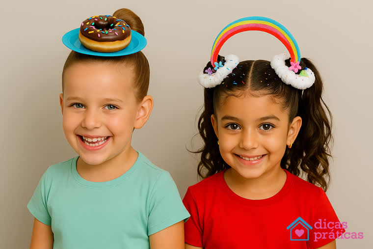 Ideias de Cabelo Maluco para Menina