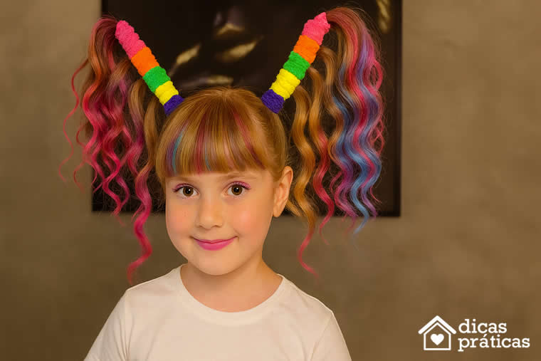 Ideias para Cabelo Maluco para Menina