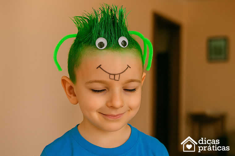 Cabelo Maluco com Aranha e Moicano