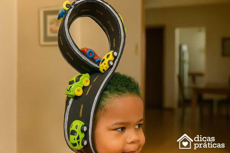 Cabelo Maluco com Pista e Carrinhos