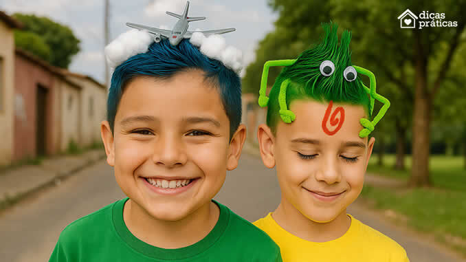 Ideias de Cabelo Maluco para Menino