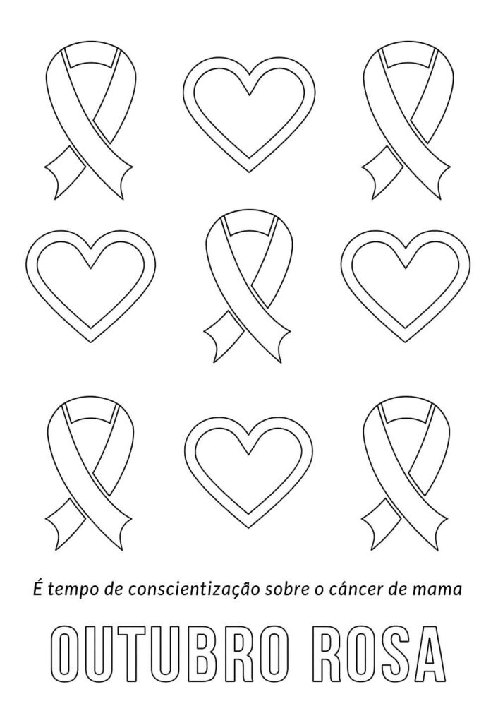 Desenho do Outubro Rosa