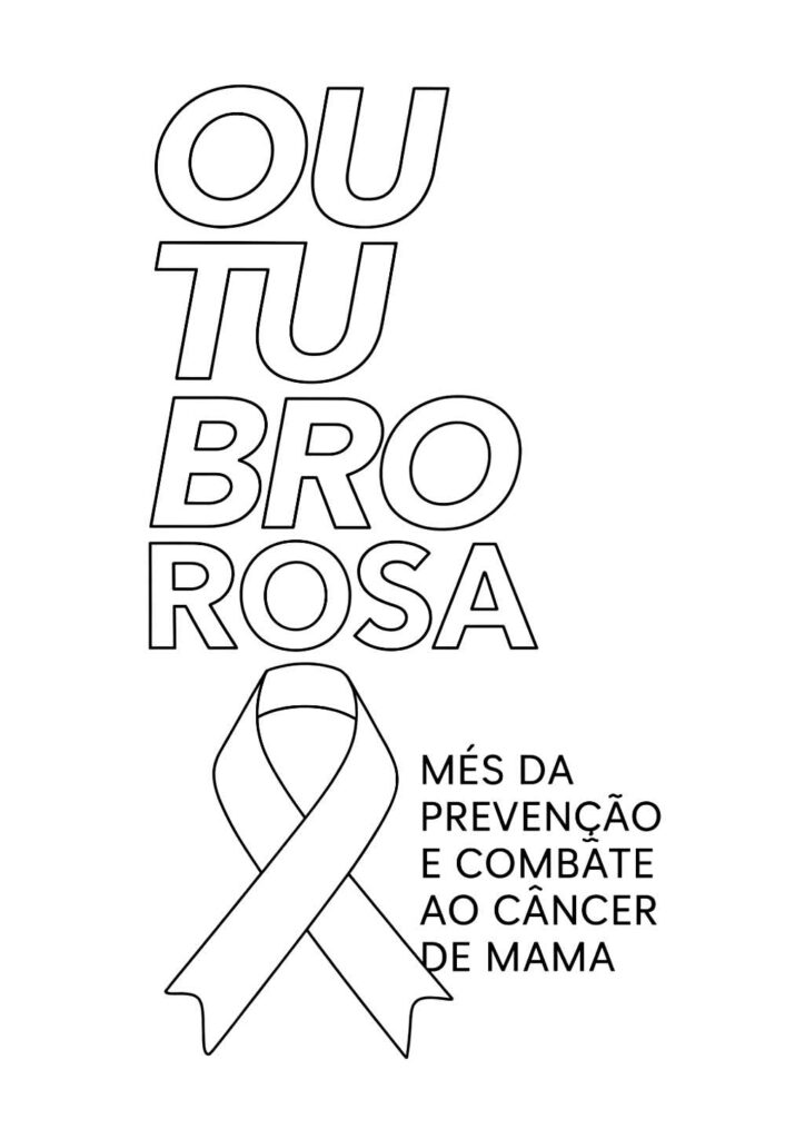 Desenho de Outubro Rosa