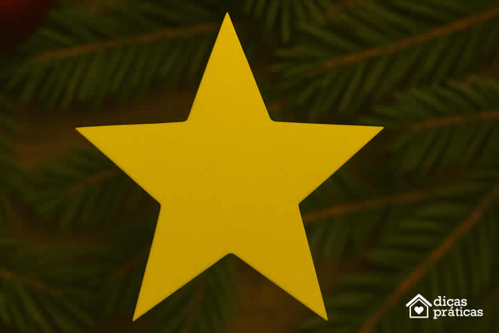 Estrela de EVA com Molde