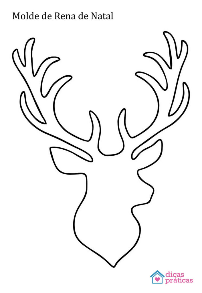 Molde de Rena de Natal