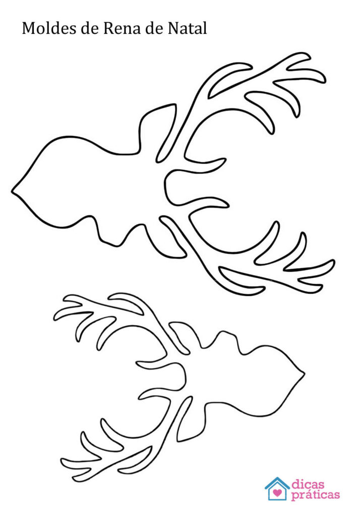 Moldes de Renas de Natal