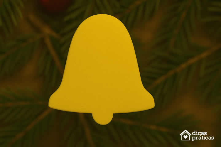 Sino de Natal em EVA - Decoração