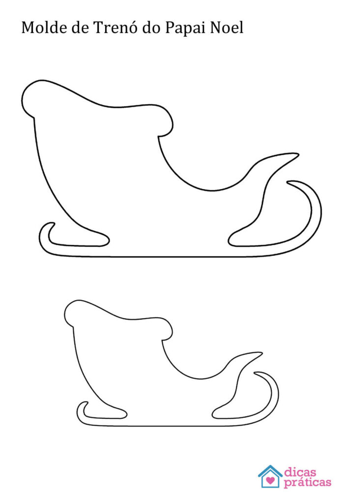 Moldes de Trenós do Papai Noel
