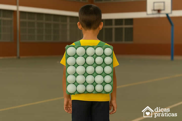 Mochila Maluca de Bandeja de Ovos