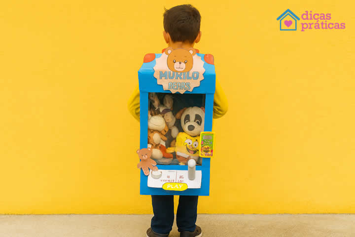 Mochila Maluca de Máquina de Bichinhos de Pelúcia