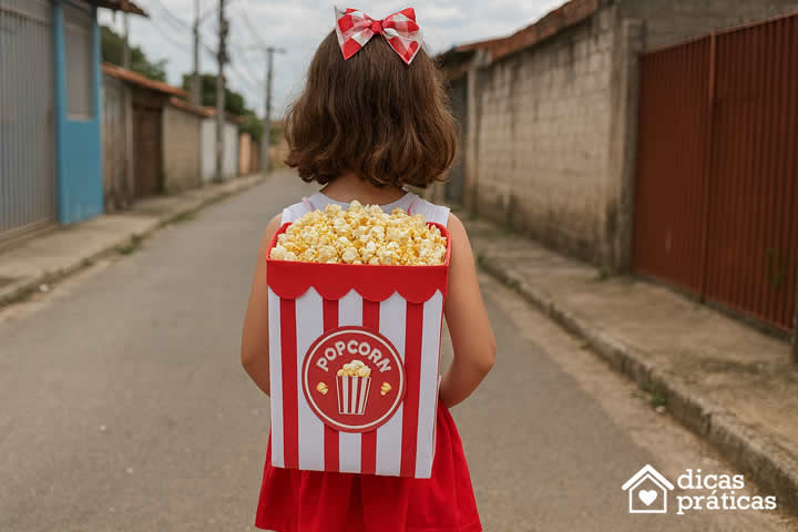 Mochila Maluca Pipoca
