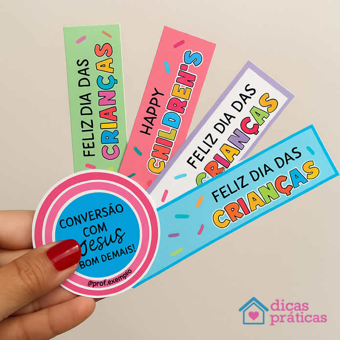 Lembrancinhas para Dia das Crianças na Igreja