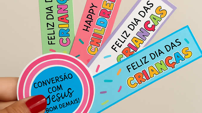 Lembrancinhas de Dia das Crianças na Igreja