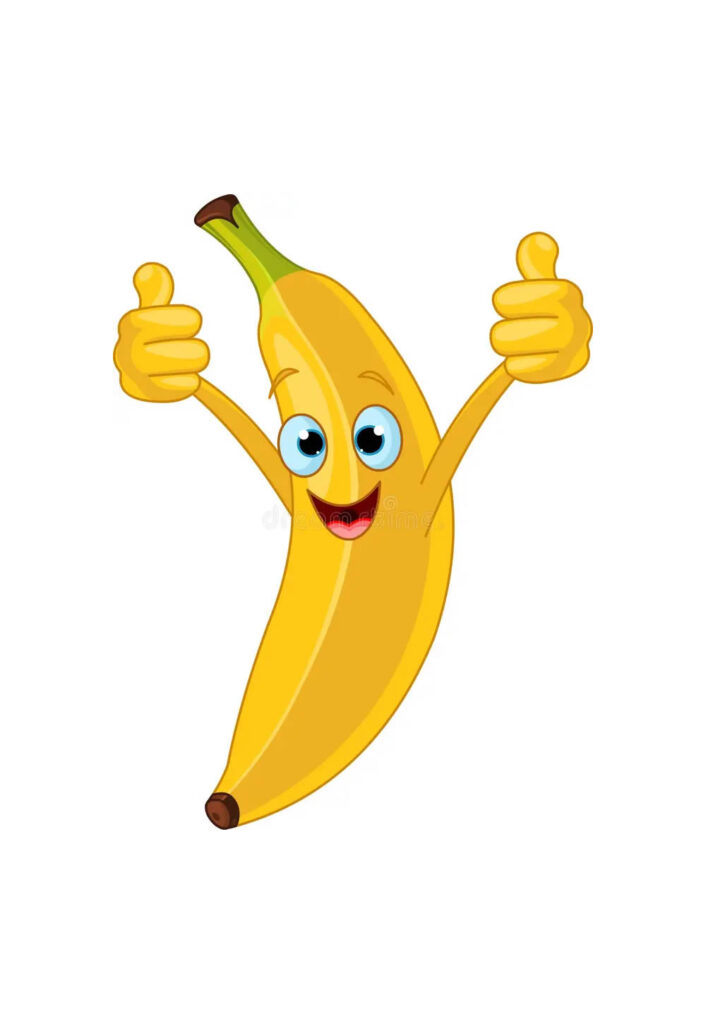 Molde Colorido de Banana