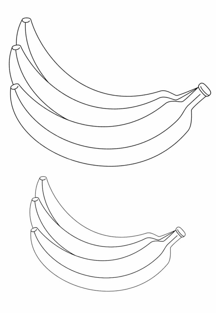 Moldes de Bananas