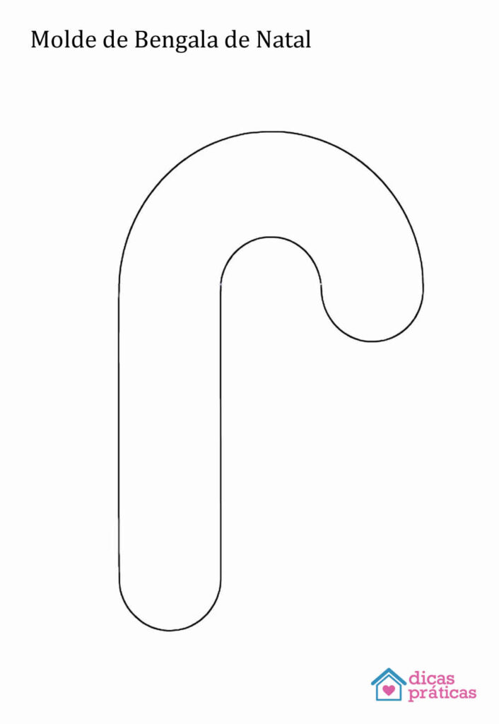 Molde de Bengala de Natal