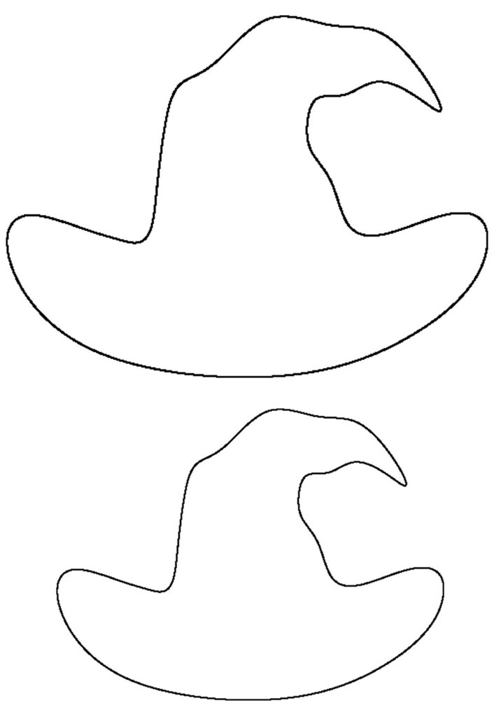 Moldes de Chapéu de Bruxa