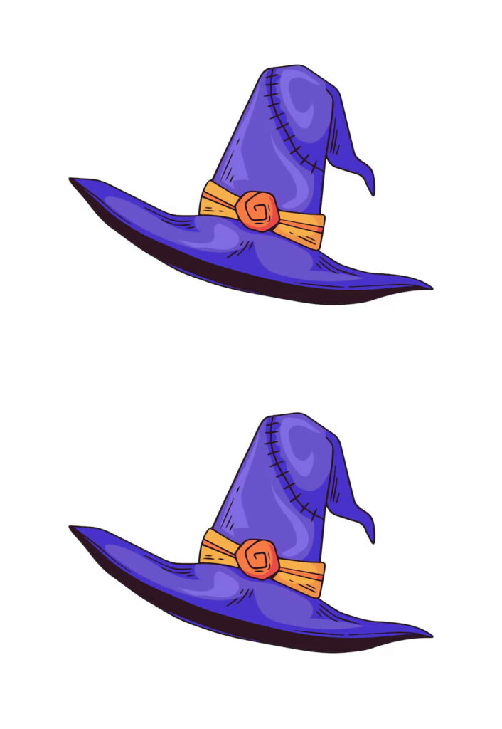 Chapéu de Bruxa para Imprimir