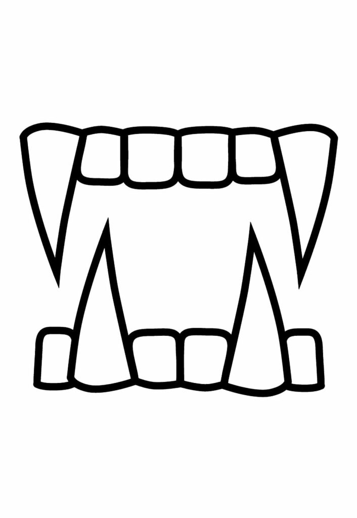 Molde para Dentes de Vampiro