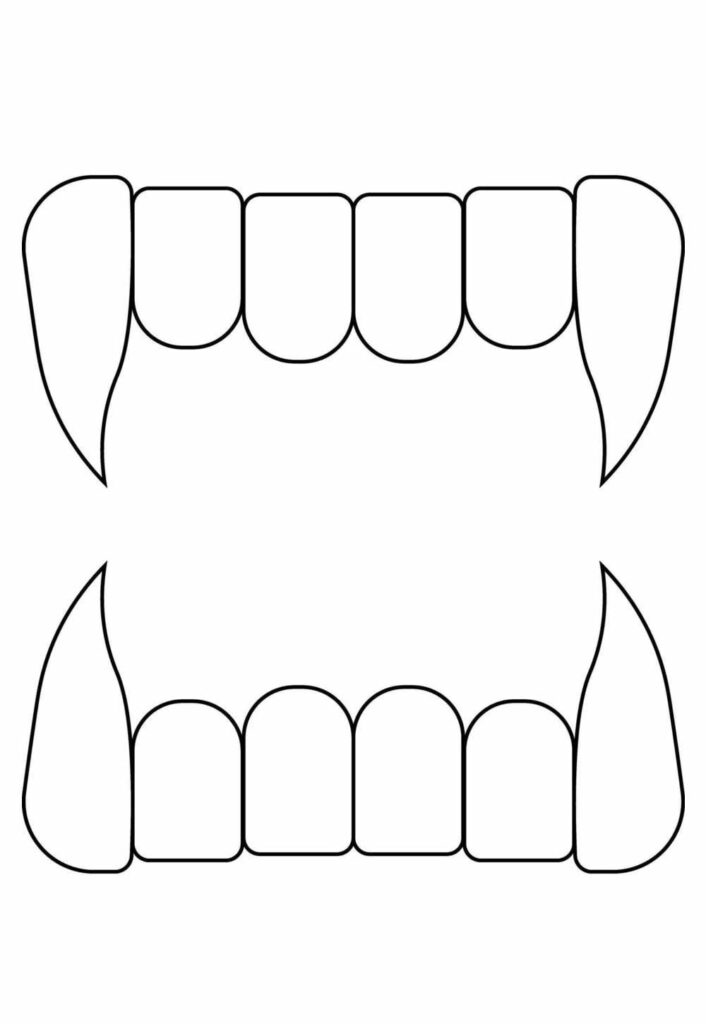 Molde de Dente de Vampiro