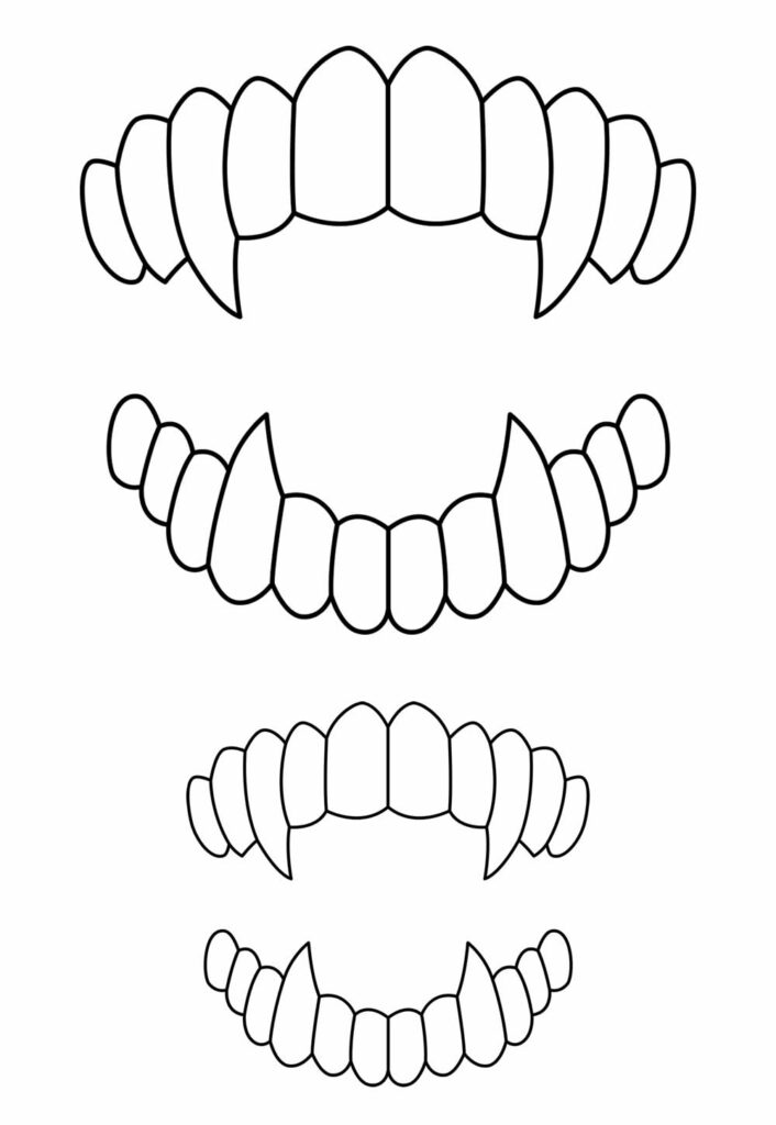 Moldes Dente de Vampiro