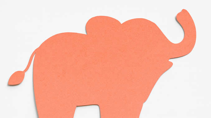Moldes de Elefante para Imprimir