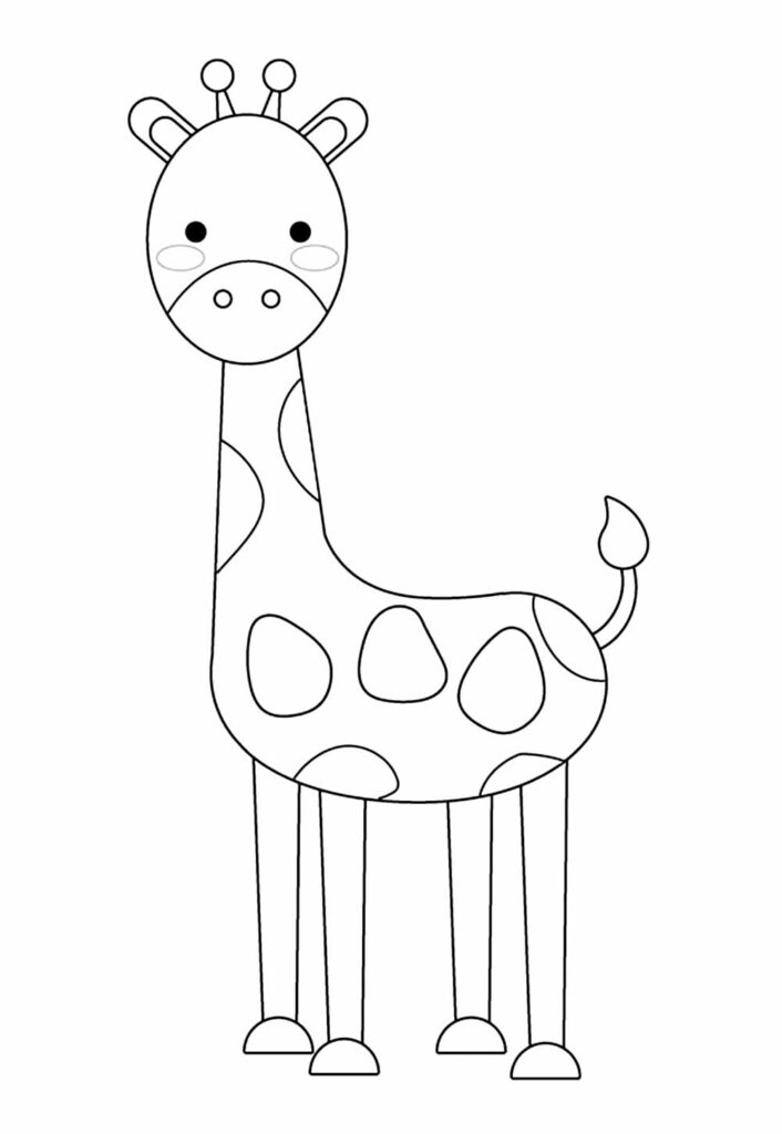 Girafa - Moldes