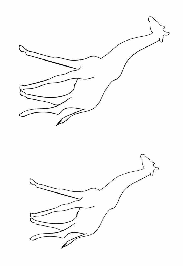 Molde de Girafa