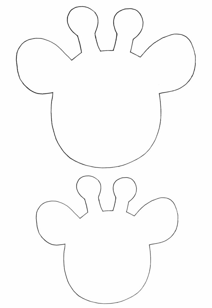 Molde de Girafa
