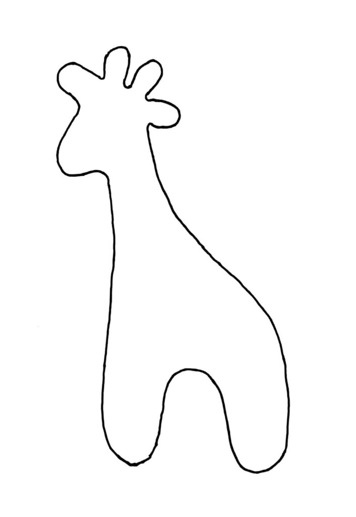 Molde de Girafa