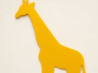 Molde de Girafa para Imprimir