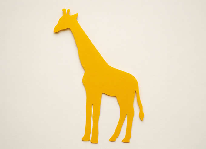 Moldes de Girafa para Imprimir