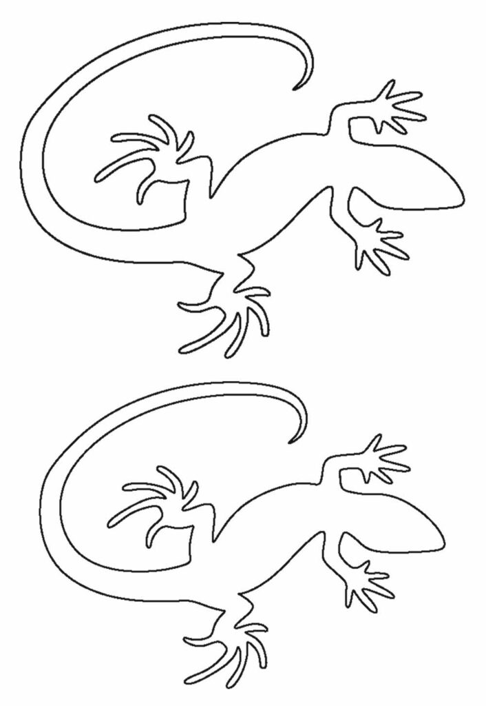 Molde de Lagartos