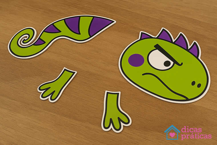 Moldes de Lagarto Impressos