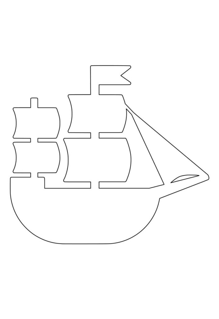 Molde de Navio Pirata