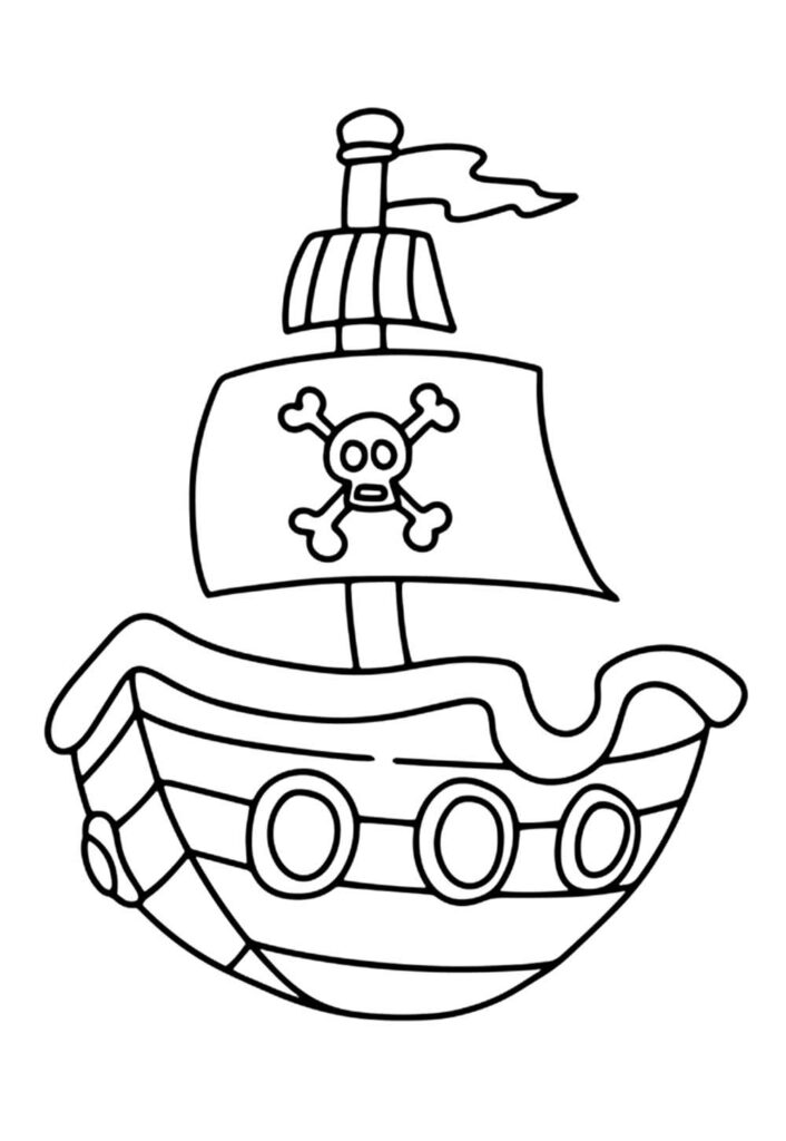 Molde de Navio Pirata