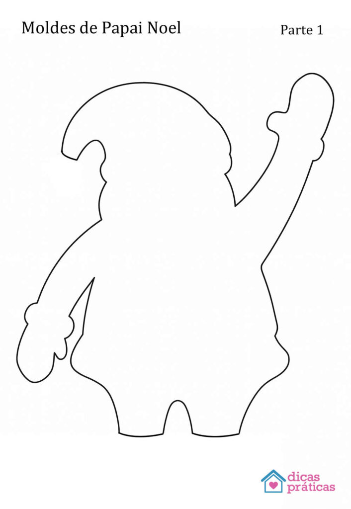 Molde de Papai Noel
