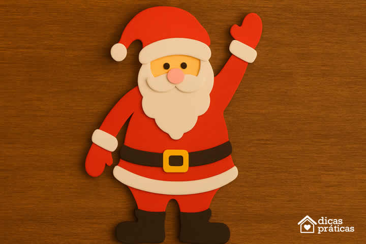 Papai Noel em EVA com Moldes