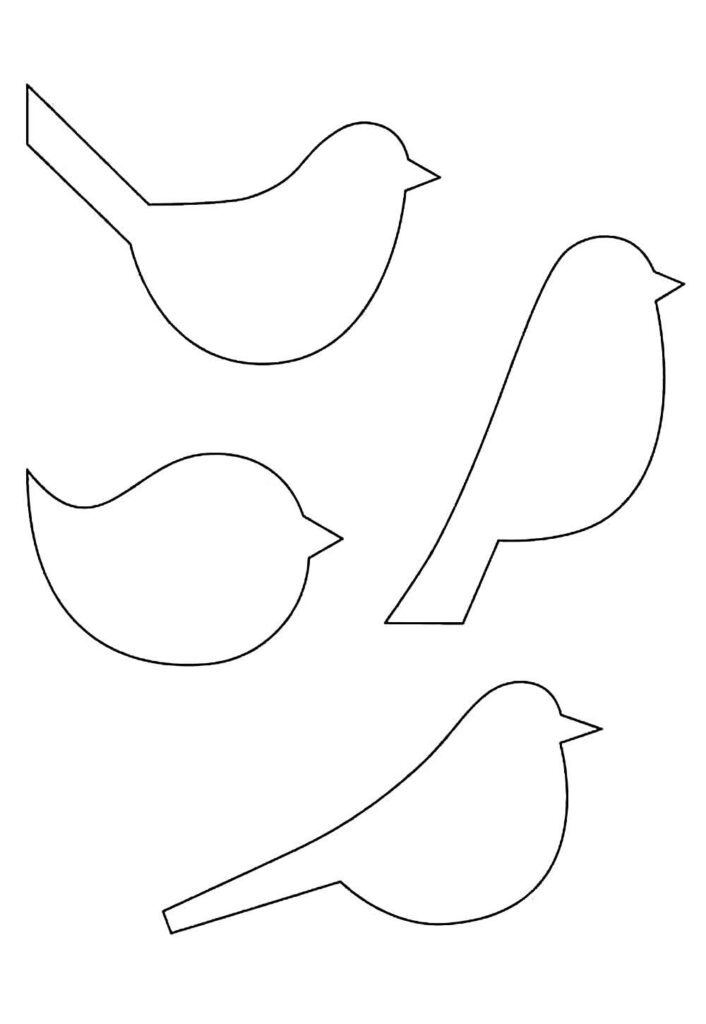 Moldes de Passarinhos