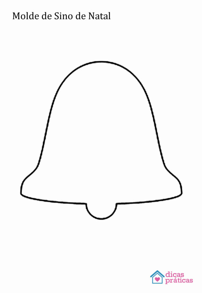 Molde de Sino de Natal