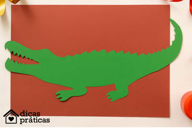 Moldes de Jacaré para Imprimir