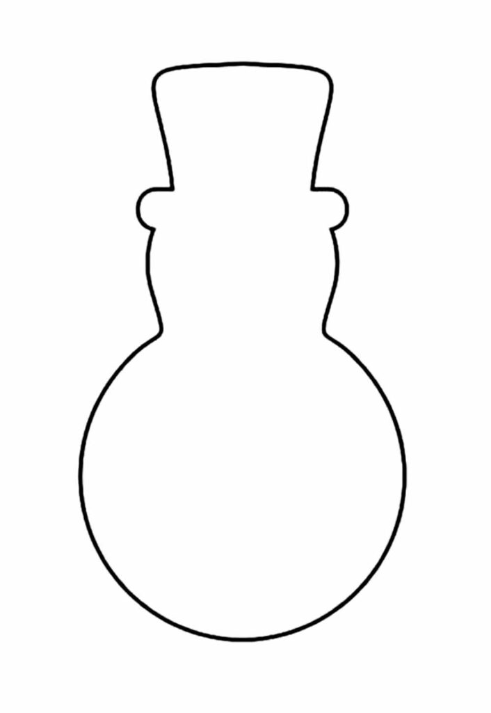 Molde de Boneco de Neve
