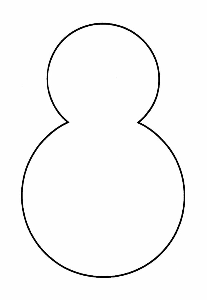 Molde de Boneco de Neve