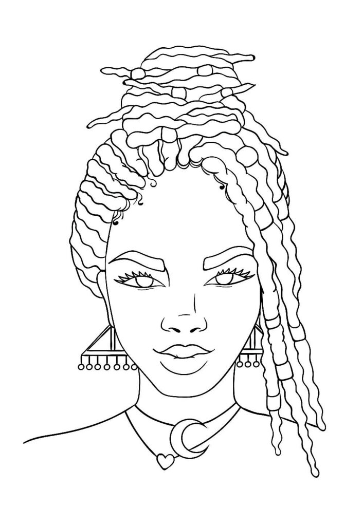 Desenho de Mulher Negra