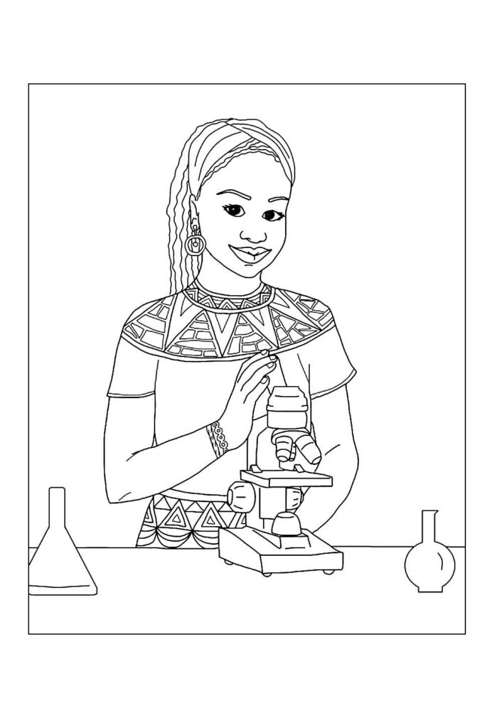 Desenho de Mulher Negra