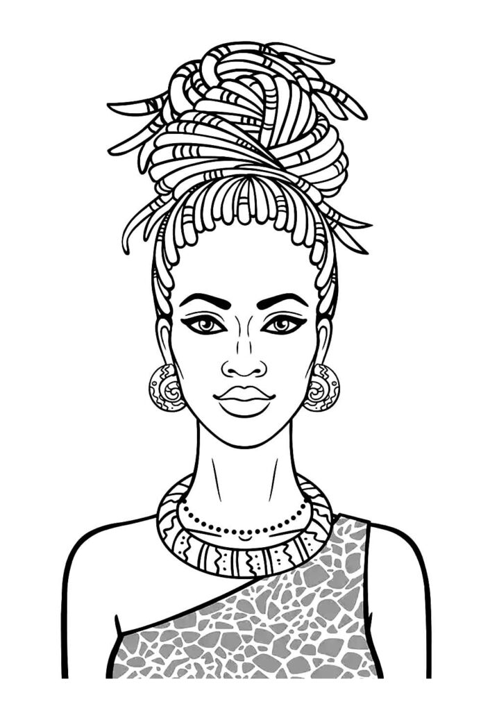 Desenho de Mulheres Negras